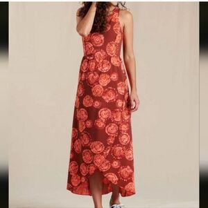 Toad&co Sunkissed Maxi Dress Crusher Tie Dye Print Dress, Size S